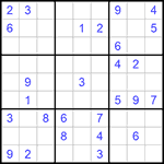 Судоку 9х9 #906 средний