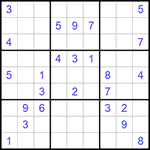 Судоку 9х9 #910 средний