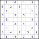 Судоку 9х9 #911 средний