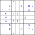 Судоку 9х9 #914 средний