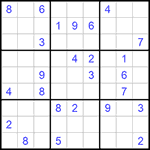 Судоку 9х9 #916 средний