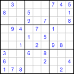 Судоку 9х9 #920 средний