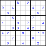 Судоку 9х9 #921 средний