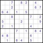 Судоку 9х9 #924 средний