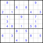 Судоку 9х9 #925 средний