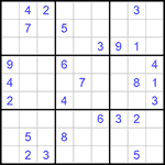 Судоку 9х9 #926 средний