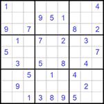 Судоку 9х9 #928 средний
