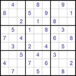 Судоку 9х9 #930 средний