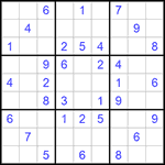 Судоку 9х9 #931 средний
