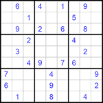 Судоку 9х9 #933 средний