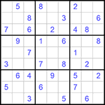 Судоку 9х9 #935 средний