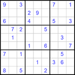 Судоку 9х9 #937 средний