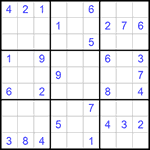 Судоку 9х9 #938 средний