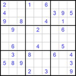 Судоку 9х9 #939 средний