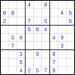 Судоку 9х9 #940 средний