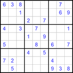 Судоку 9х9 #942 средний