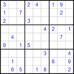 Судоку 9х9 #948 средний