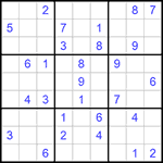 Судоку 9х9 #950 средний