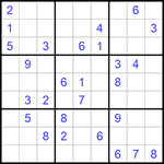 Судоку 9х9 #952 средний