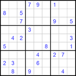 Судоку 9х9 #959 средний