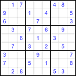 Судоку 9х9 #962 средний