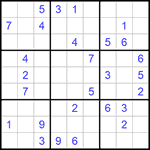 Судоку 9х9 #964 средний