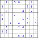 Судоку 9х9 #968 средний