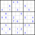 Судоку 9х9 #969 средний