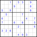 Судоку 9х9 #975 средний