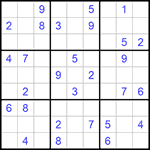 Судоку 9х9 #982 средний
