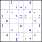 Судоку 9х9 #984 средний