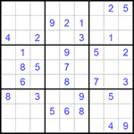 Судоку 9х9 #992 средний