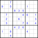Судоку 9х9 #993 средний