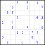 Судоку 9х9 #994 средний