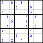 Судоку 9х9 #963 трудный