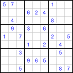 Судоку 9х9 #920 очень трудный