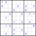 Судоку 9х9 #932 очень трудный