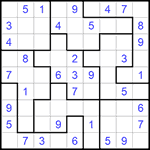 Судоку-пазл 9х9 #236 легкий