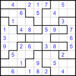 Судоку-пазл 9х9 #237 легкий