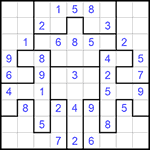 Судоку-пазл 9х9 #238 легкий