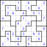 Судоку-пазл 9х9 #239 легкий