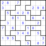 Судоку-пазл 9х9 #241 легкий