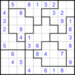 Судоку-пазл 9х9 #243 легкий