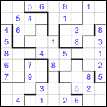 Судоку-пазл 9х9 #244 легкий