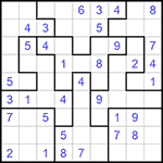 Судоку-пазл 9х9 #245 легкий