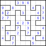 Судоку-пазл 9х9 #247 легкий