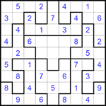 Судоку-пазл 9х9 #248 легкий