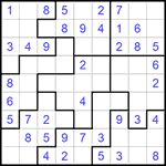 Судоку-пазл 9х9 #250 легкий