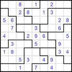 Судоку-пазл 9х9 #253 легкий