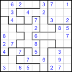 Судоку-пазл 9х9 #259 легкий